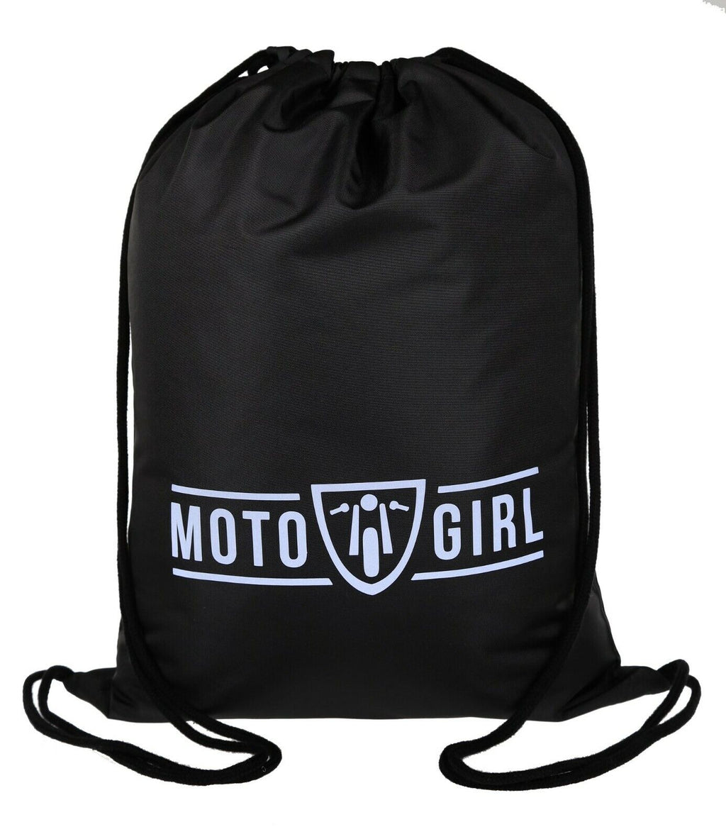 Moto Girl Ladies Aramid Lined Motorcycle Motorbike Ribbed Knee Leggings - Black