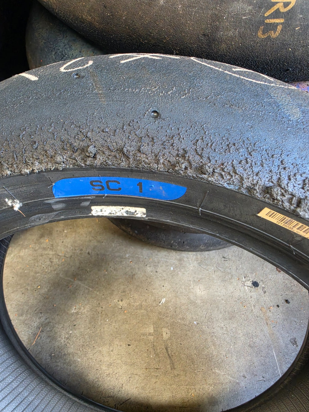 Pirelli Diablo Superbike SC1 200/60-17 Used BSB Scrub Motorcycle Tyre - RS6