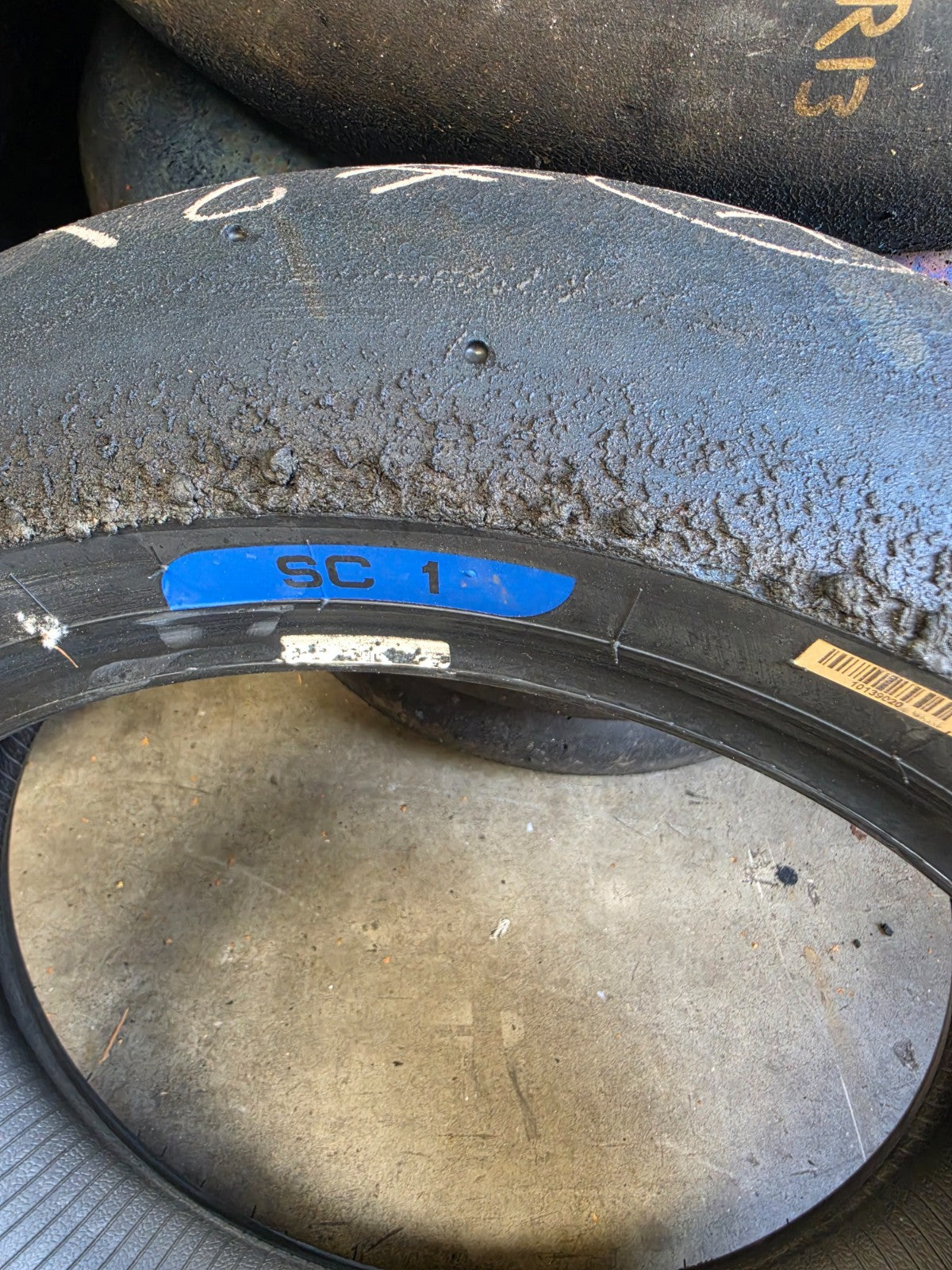 Pirelli Diablo Superbike SC1 200/60-17 Used BSB Scrub Motorcycle Tyre - RS6