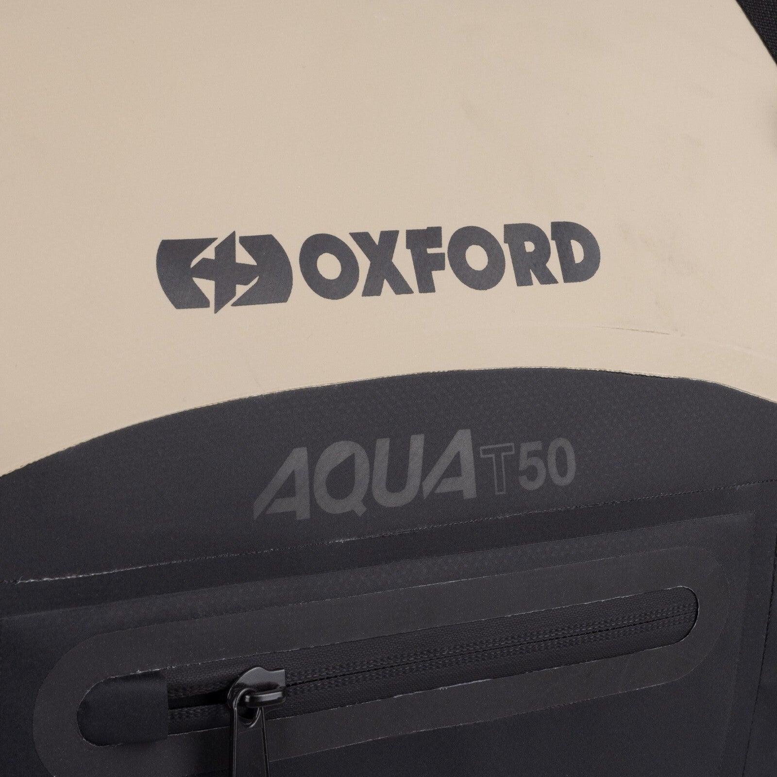 Oxford AQUA T-50 Waterproof Motorcycle Motorbike 50 Litre Roll Bag - Desert Sand