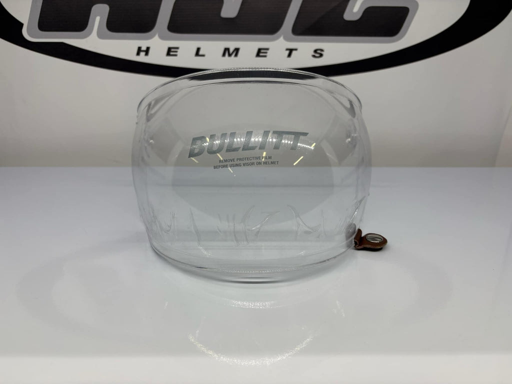 Ex-Display Bell Bullitt Bubble Clear Visor, Brown Tab - P401-FS-JH Helmet Visor