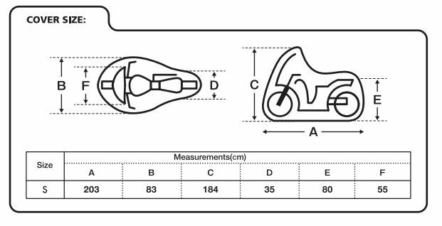 Oxford Aquatex Motorcycle Motorbike Scooter Waterproof Cover High Screen CV216