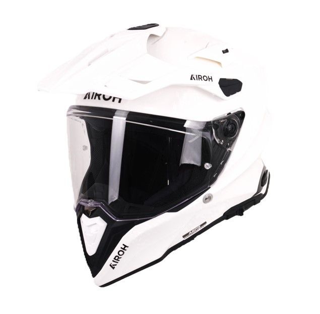 Airoh Commander 2 Adventure ECE 22.06 Carbon Motorcycle Helmet White Gloss