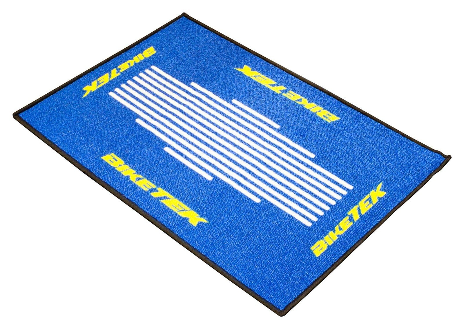 BikeTek Series 3 Blue White Yellow Door Mat 90 X 60cm - DRM030
