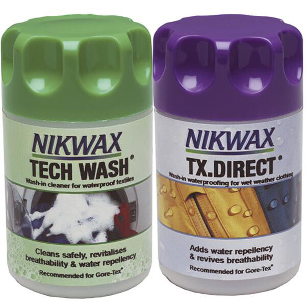 Nikwax TX Direct Wash In Tech Wash Re Proofing  Larger 2x 300ml Twin Pack