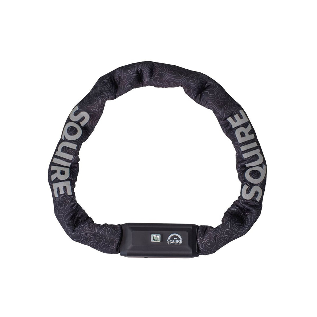 Squire Chainlock 10 Diamond Sold Secure Bicycle 10mm Steel Chain 85cm Length