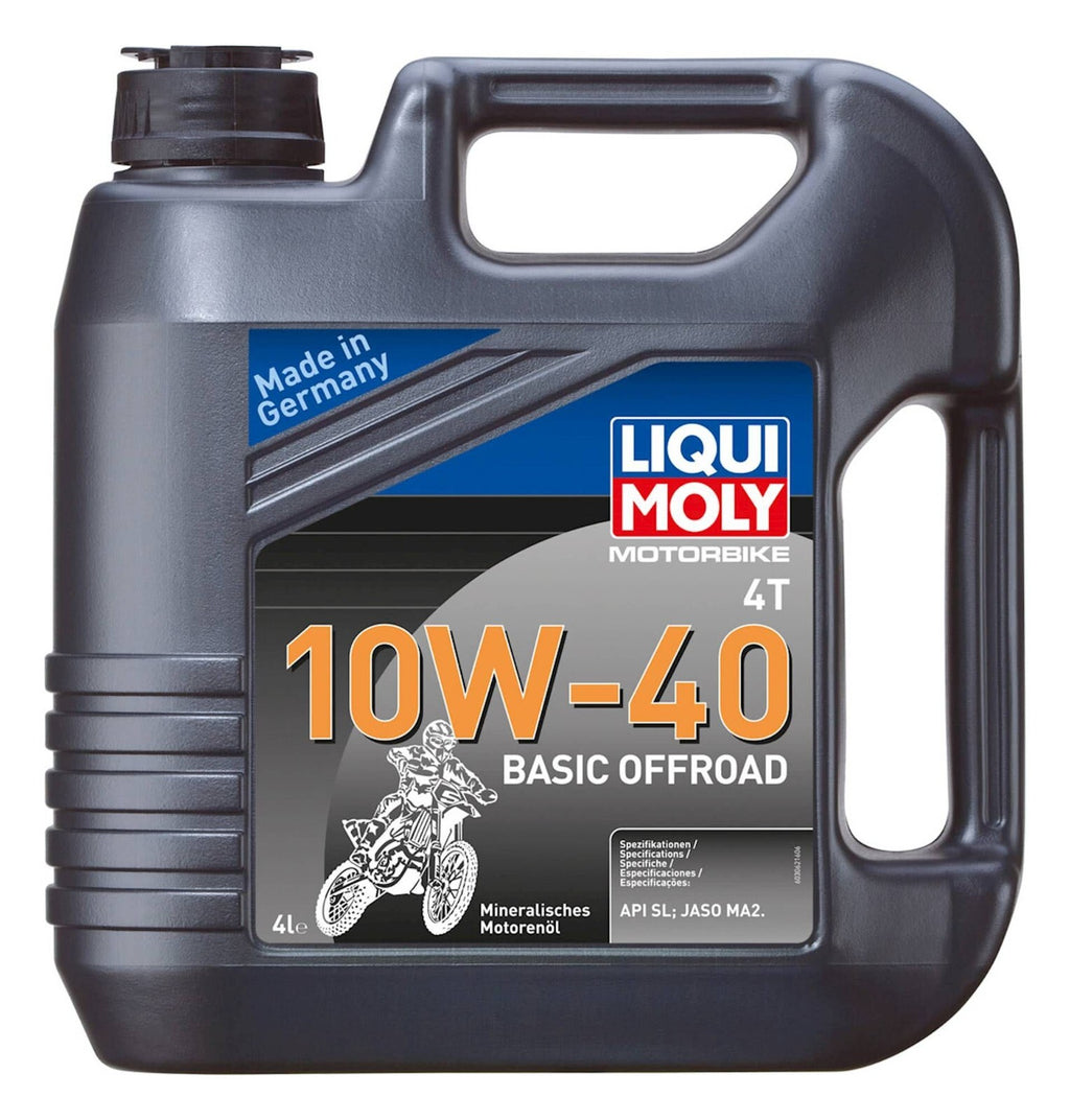 Liqui Moly 4T Mineral Offroad Basic 10W-40 Motorcycle Motorbike Oil 4L
