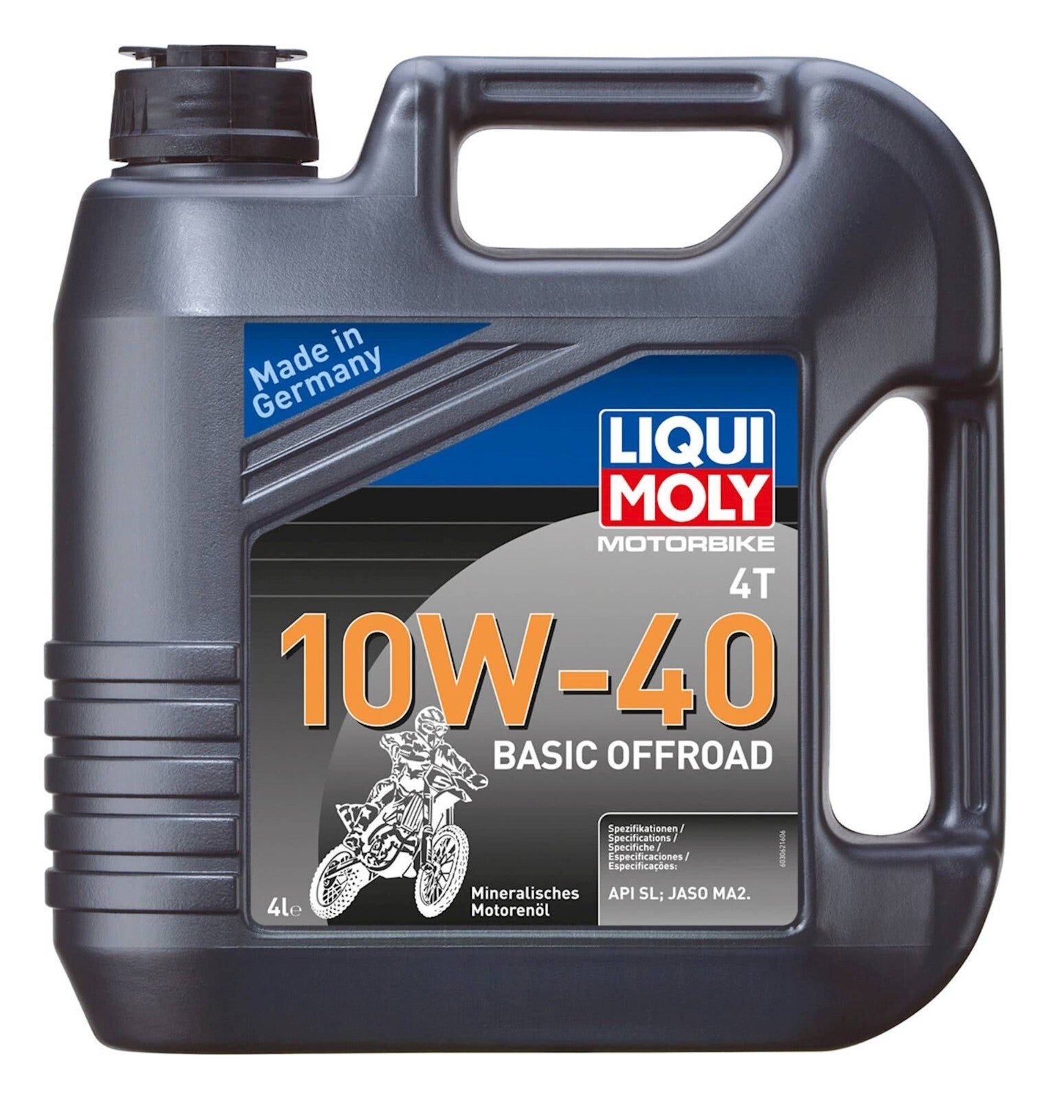 Liqui Moly 4T Mineral Offroad Basic 10W-40 Motorcycle Motorbike Oil 4L