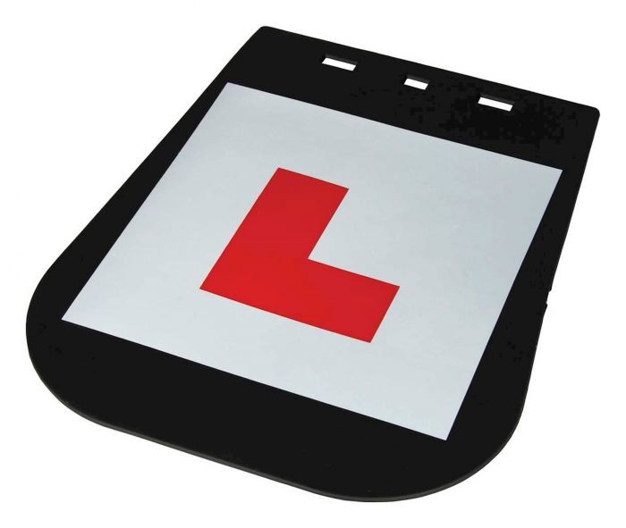 Bike It 265mm L-Plate Motorcycle Motorbike Scooter Mudflap