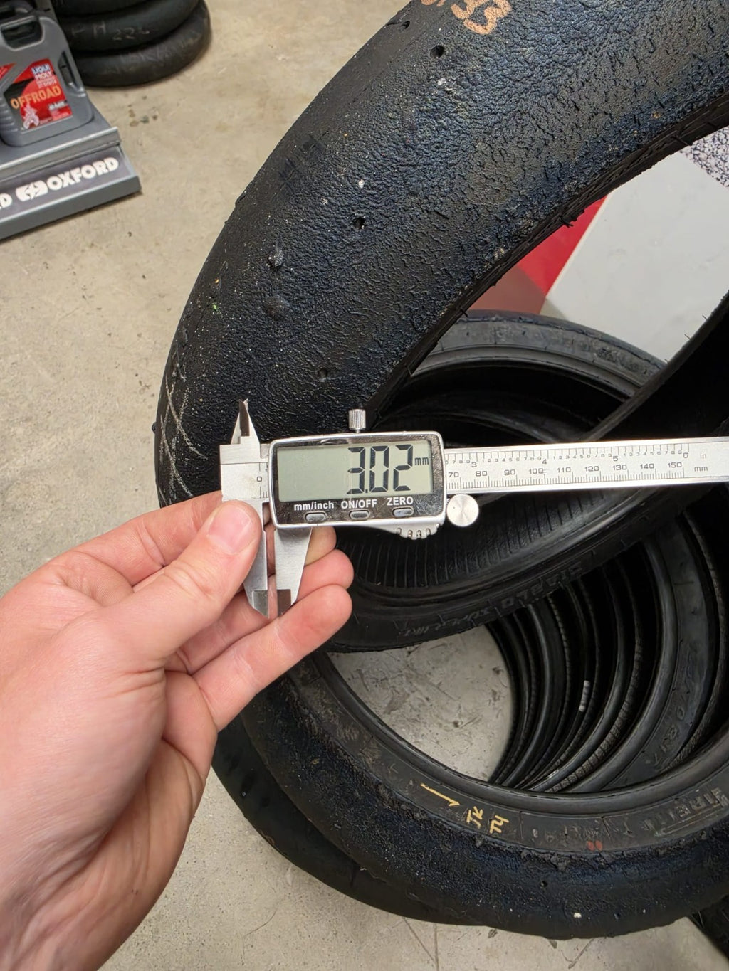 Pirelli Diablo Superbike SC1 125/70-17 Used BSB Scrub Motorcycle Tyre - SF33