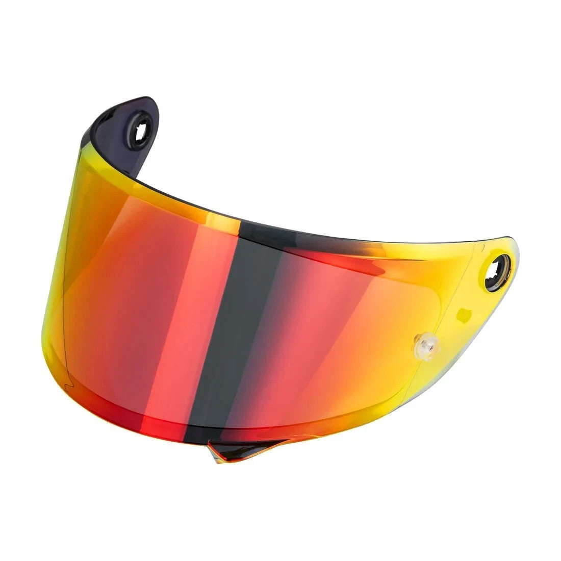 HJC HJ-35 RPHA 1 Red Iridium Mirror Race Visor W Tear Off Pegs Pinlock Ready