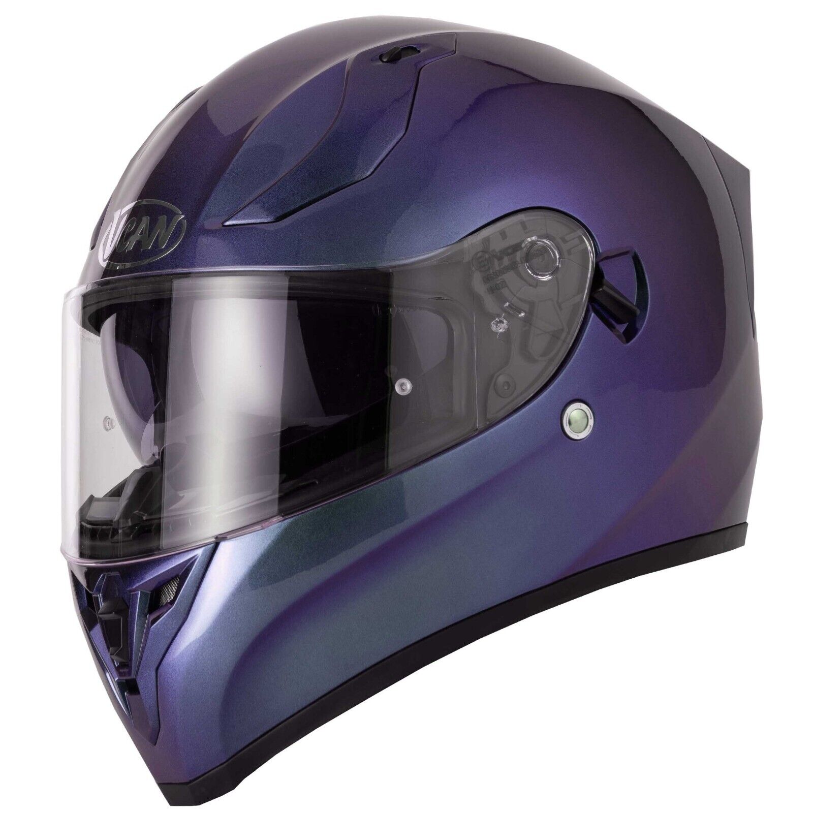 VCAN H128 Full Face Gradient Purple Blue ACU ECE2206 Motorcycle Motorbike Helmet