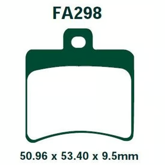 EBC Racing Motorcycle Pads Fits Multiple Aprilia, Peugeot Models - SFA298HH