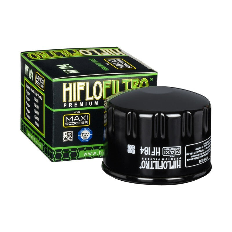 Hiflo Filtro HF184 Motorcycle Motorbike Oil Filter Replaces Peugeot Piaggio