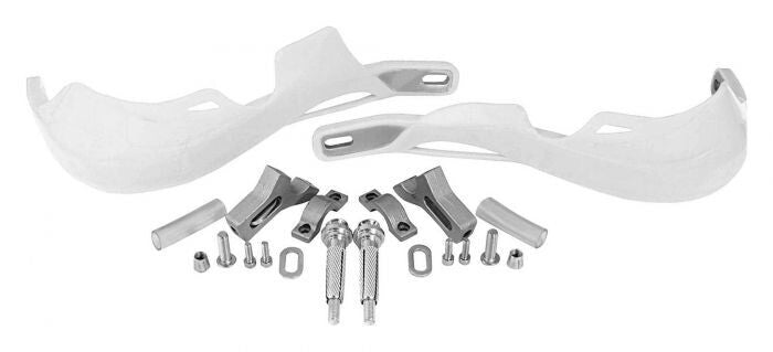 GP-PRO Champion Handguards - White (13mm and 17mm bar end fitting Kits Included)
