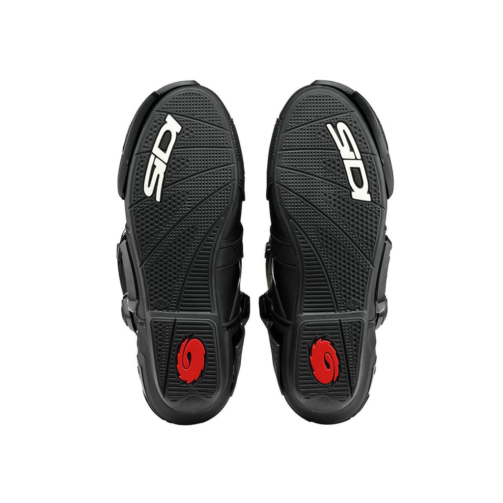 Sidi Rex Sports Race Track Day Adjustable Motorcycle Motorbike Boots Black Black