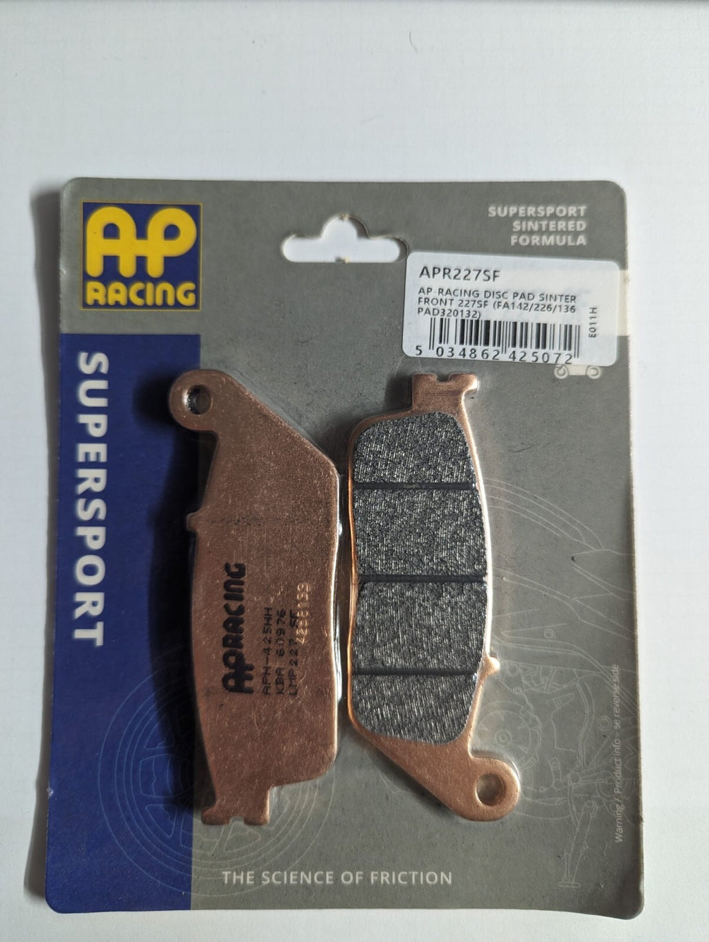 Armstrong Brake Pads - APR227SF - FA142/226/135 - PAD320132
