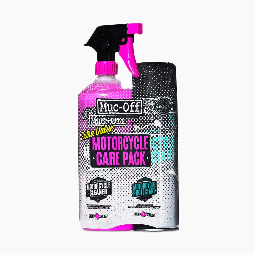 Muc-Off Motorcycle Motorbike Care Pack Duo Cleaning & Protection Kit