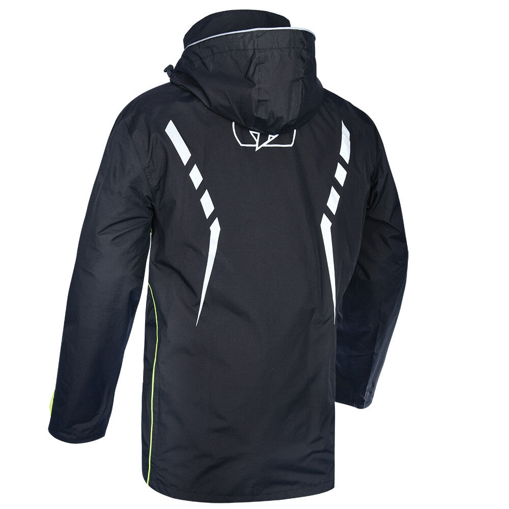 Oxford Stormseal Waterproof Motorcycle Motorcycle Over Jacket Black / Fluo
