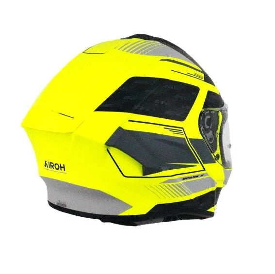 Airoh Spark 2 Chrono Full Face ECE2206 Motorcycle Motorbike Helmet Yellow/Black