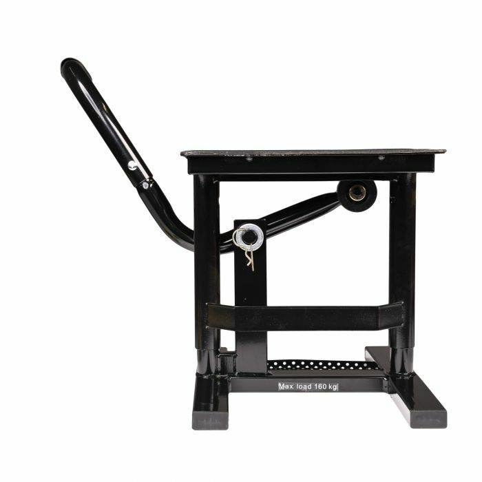 BikeTek MX Off Road Enduro Motorcycle Motorbike Lift Comp Stand - Black