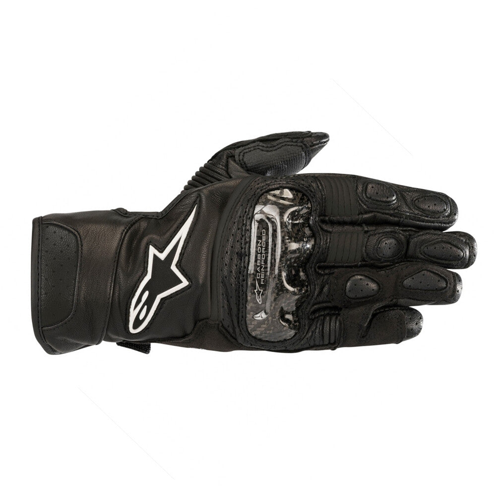 Alpinestars Stella SP-2 v2 Ladies Leather Mid Motorcycle Motorbike Gloves Black