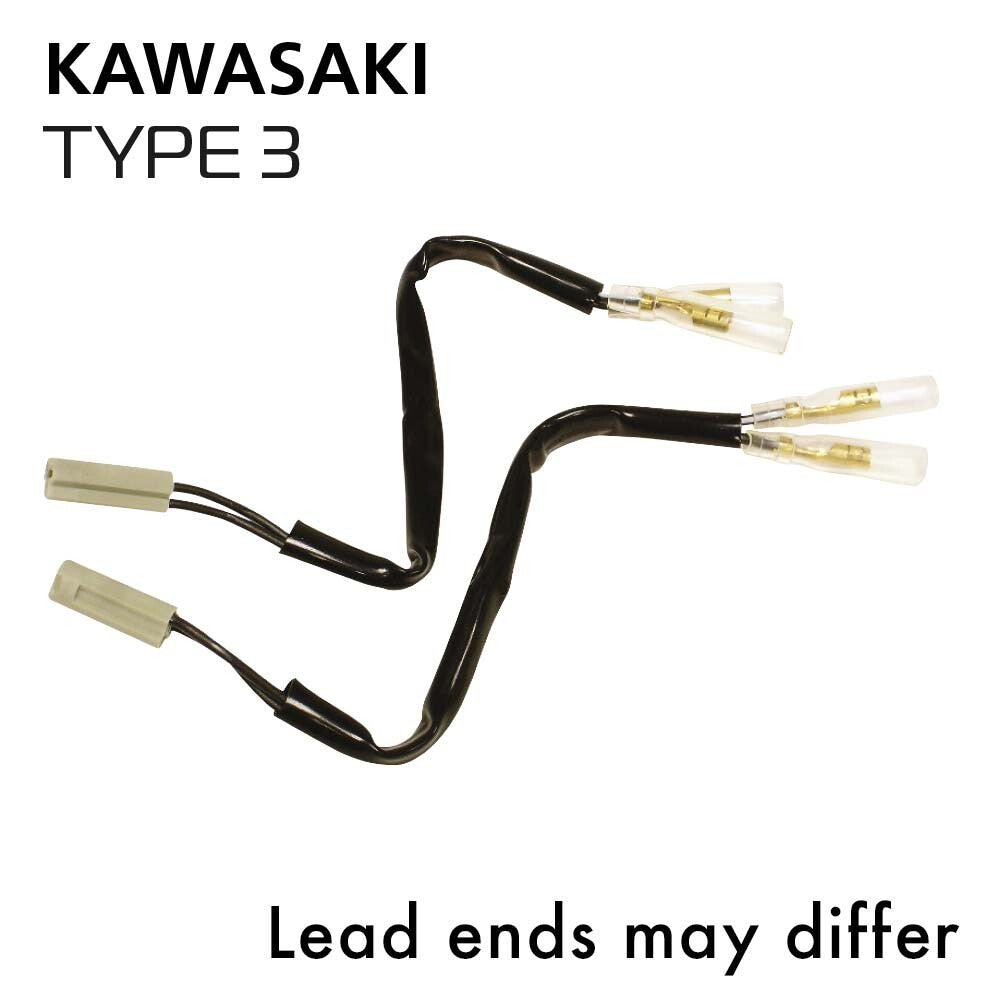 Oxford Motorbike Motorcycle Indicator Leads Kawasaki Type 3 (2 Pack) OX887