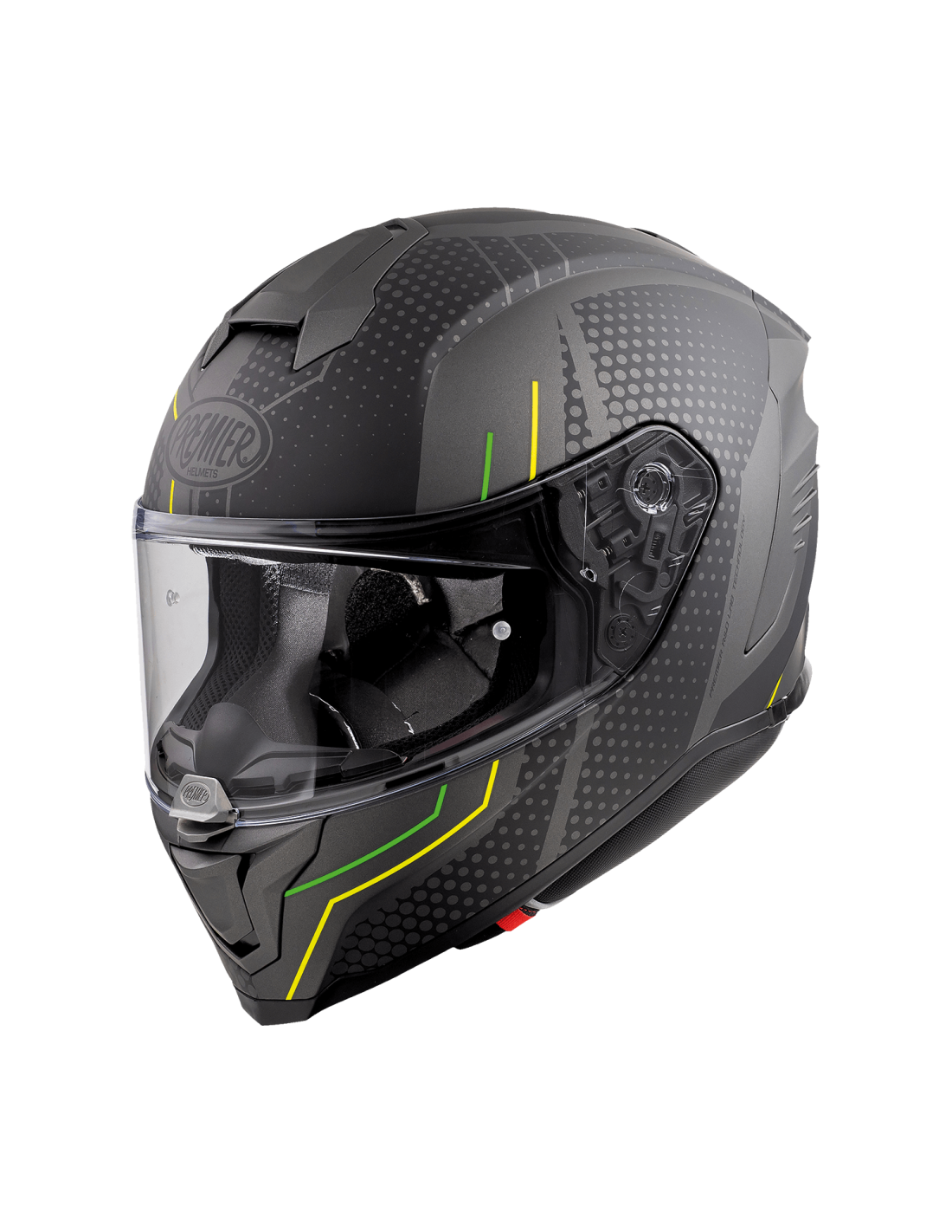 Premier Hyper BP 6 BM Full Face Motorcycle Motorbike Helmet Free Dark Visor
