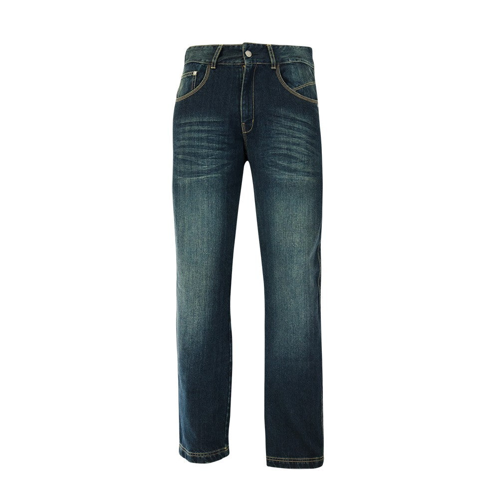 Bull-it Men's SR6 Vintage Blue Motorcycle Covec Armoured Jeans Regular