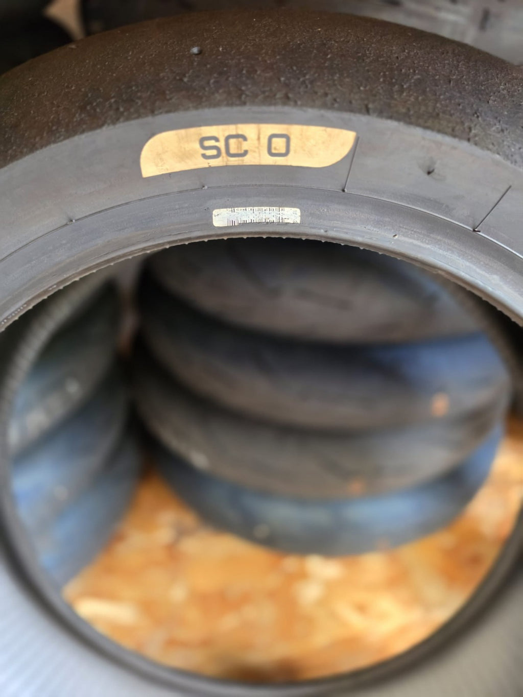 Pirelli Diablo Superbike SC0 190/60-17 Used BSB Scrub Motorcycle Tyre - SR6