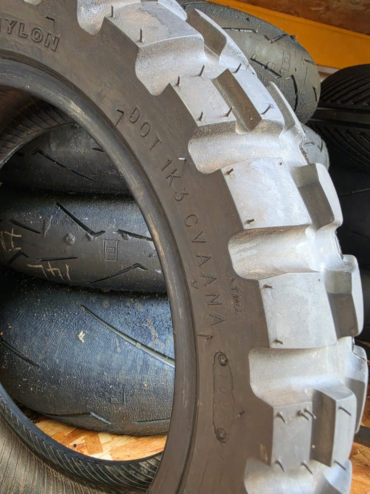 Kenda Big Block 130/70-12 K784 part worn tyre