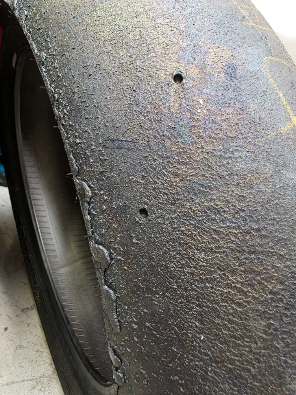 Pirelli Diablo Superbike SCX 120/70-17 Used BSB Scrub Motorcycle Tyre - SR4