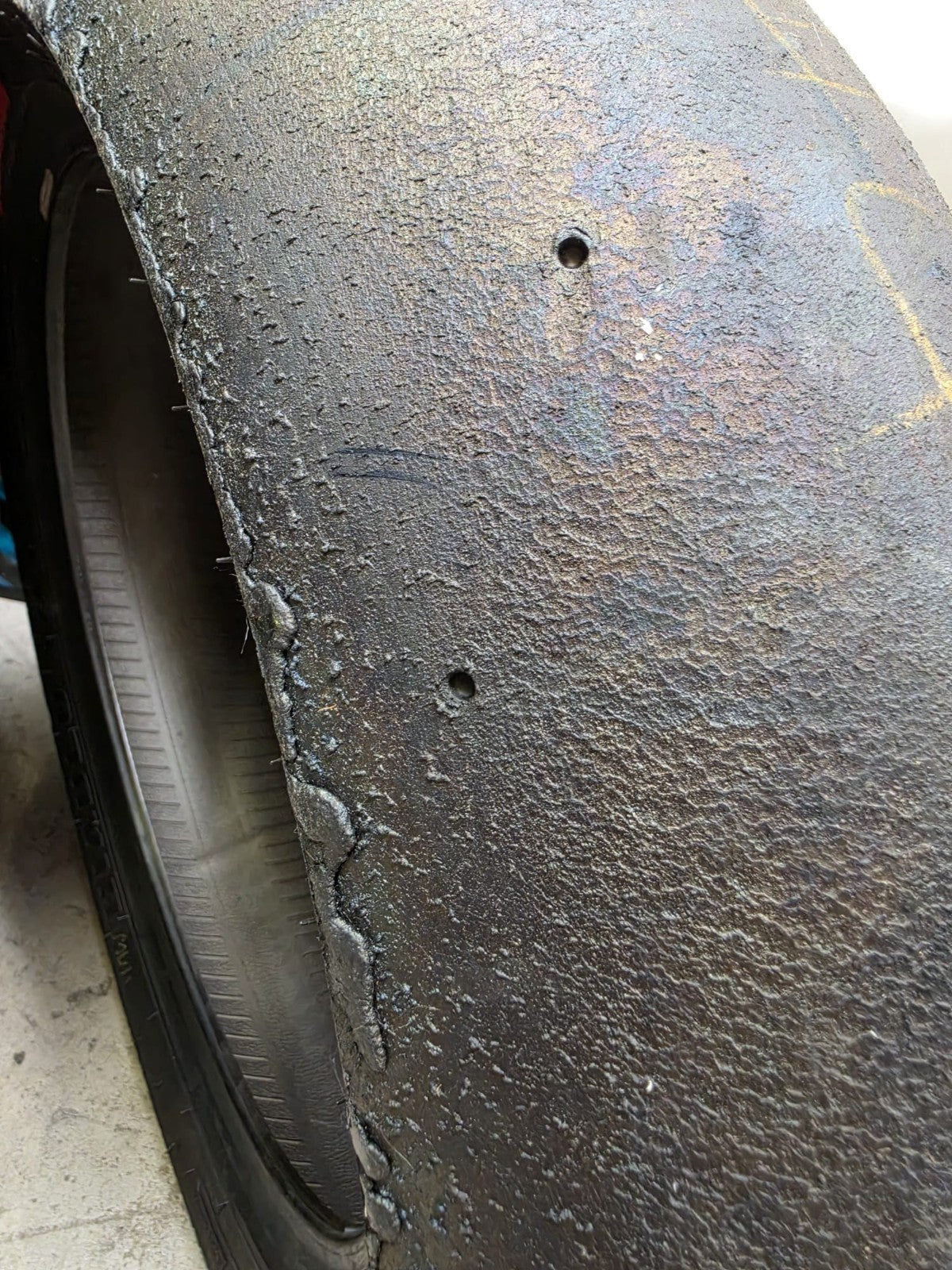 Pirelli Diablo Superbike SCX 120/70-17 Used BSB Scrub Motorcycle Tyre - SR4