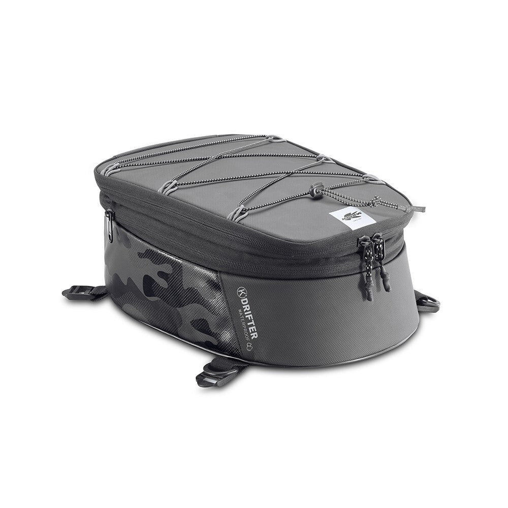 Kappa Motorcycle 9 Litre Drifter Universal Waterproof Saddle Bag Black  - DR02