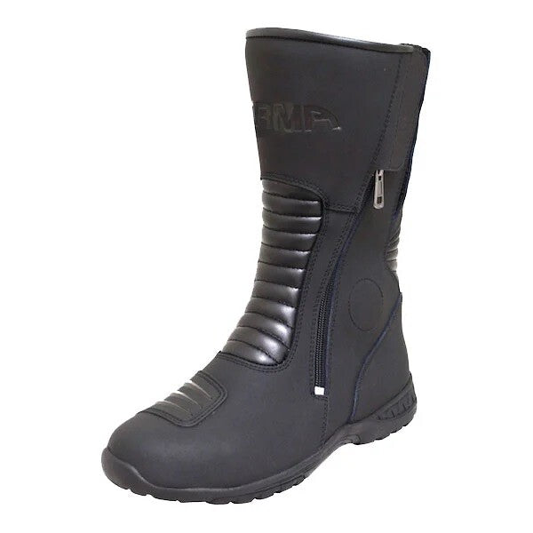 ARMR Moto Sugo Waterproof Motorcycle Motorbike Touring Boots - Black
