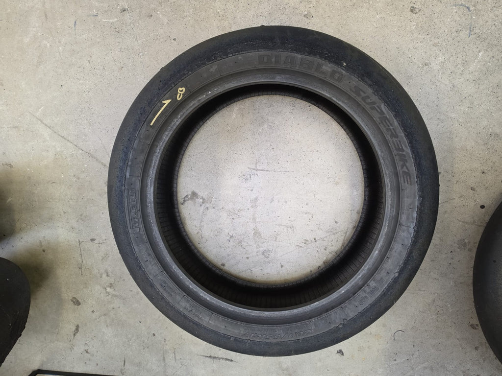 Pirelli Diablo Superbike SCX 120/70-17 Used BSB Scrub Motorcycle Tyre - SR3