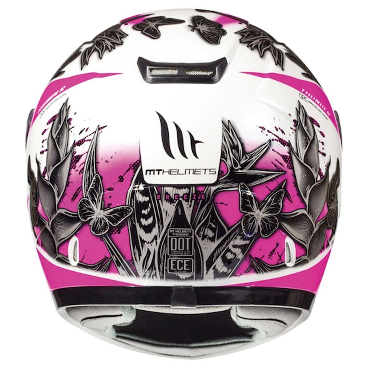MT Thunder Breeze Pearl Pink - Kids Motorcycle Motorbike Helmet