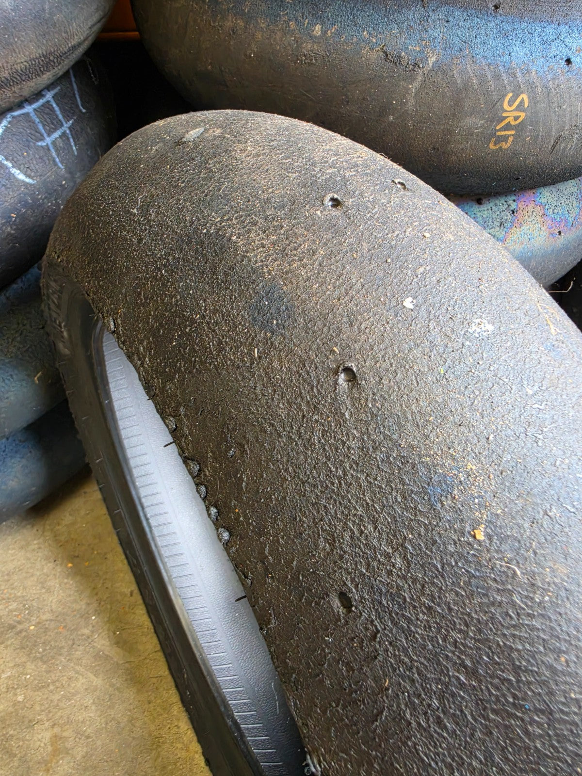 Used Metzeler Racetec RR Rear Track/Race Slick – 200/65 R17 – 06/26
