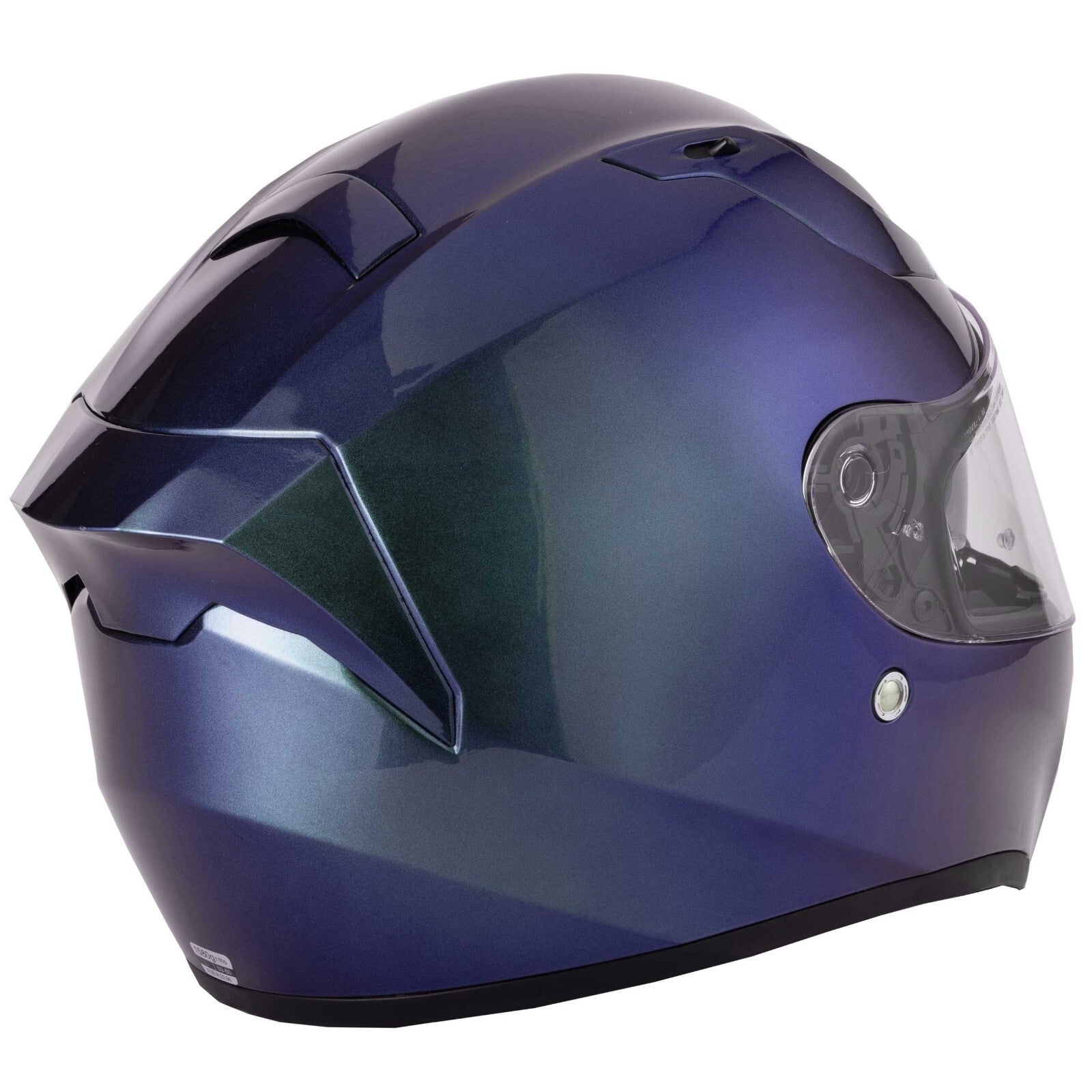 VCAN H128 Full Face Gradient Purple Blue ACU ECE2206 Motorcycle Motorbike Helmet