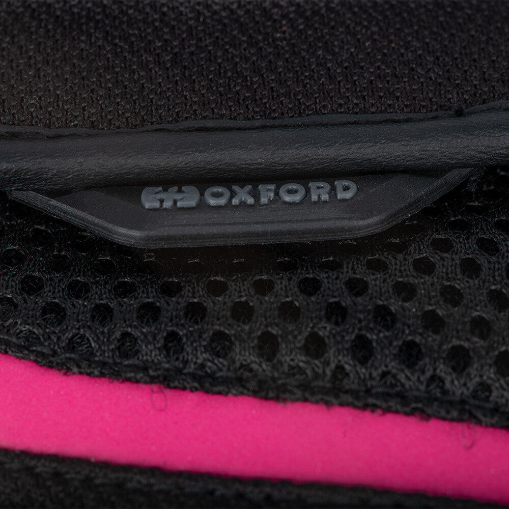 Oxford Brisbane Air Short Vented Ladies Motorcycle Motorbike Gloves Black Pink