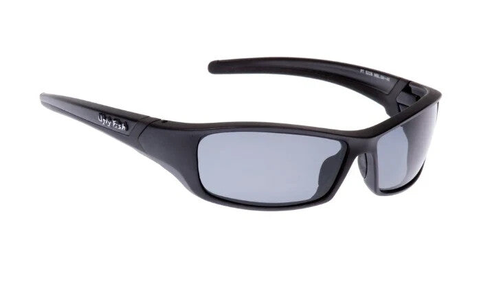 Ugly Fish RS5228 Motorcycle Motorbike Sunglasses - Matt Black Frame/Smoke Lens