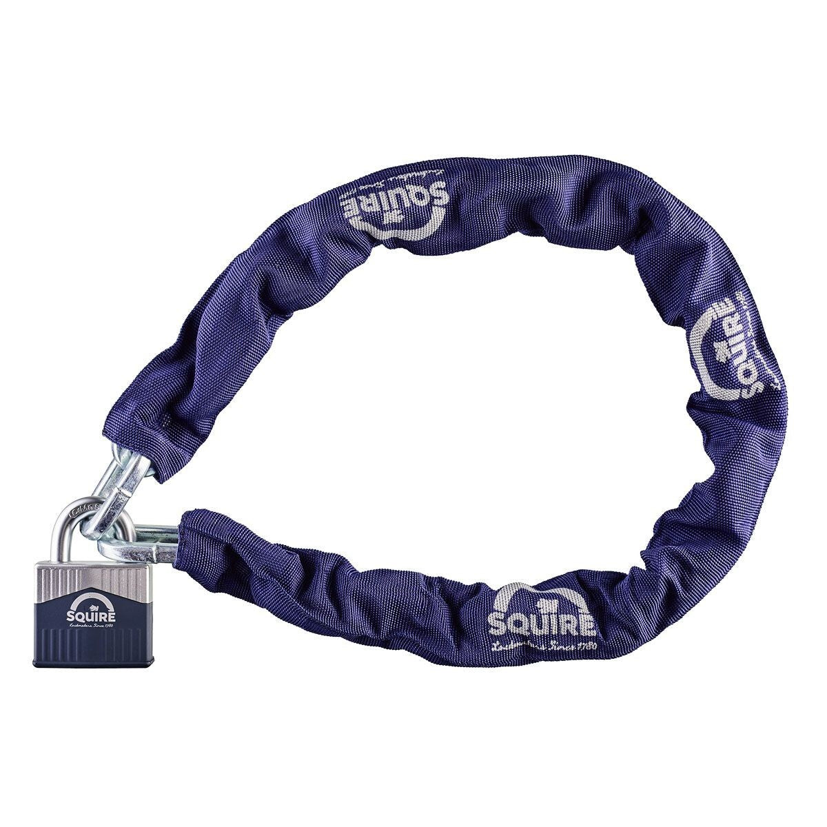 Squire Gold Motorcycle Diamond Bicycle Warrior 1.2M, 10mm Chain 65mm Padlock