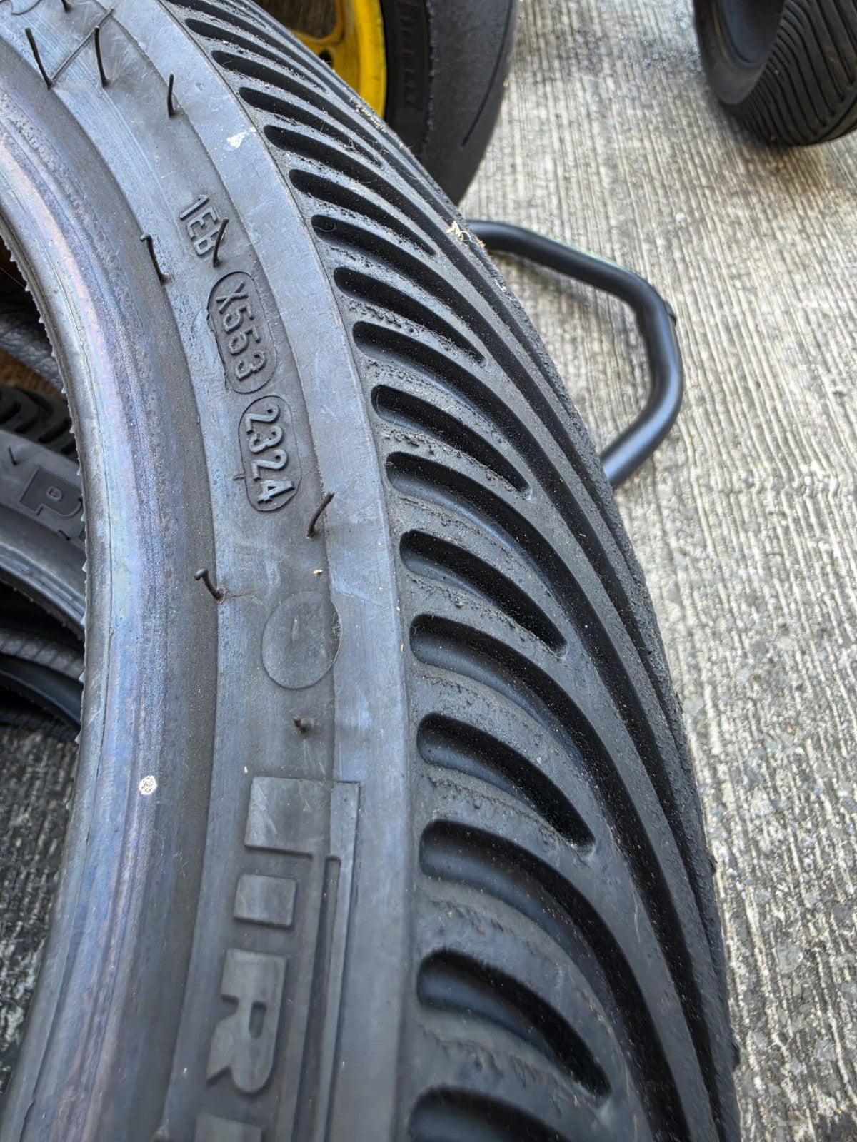 Pirelli Diablo Rain Rear SCR1 Part worn scub motorcycle tyre