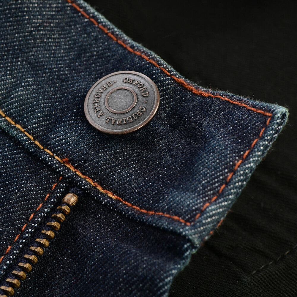 Oxford Original Approved AA Motorcycle Motorbike Jeans Dark Aged Straight Leg