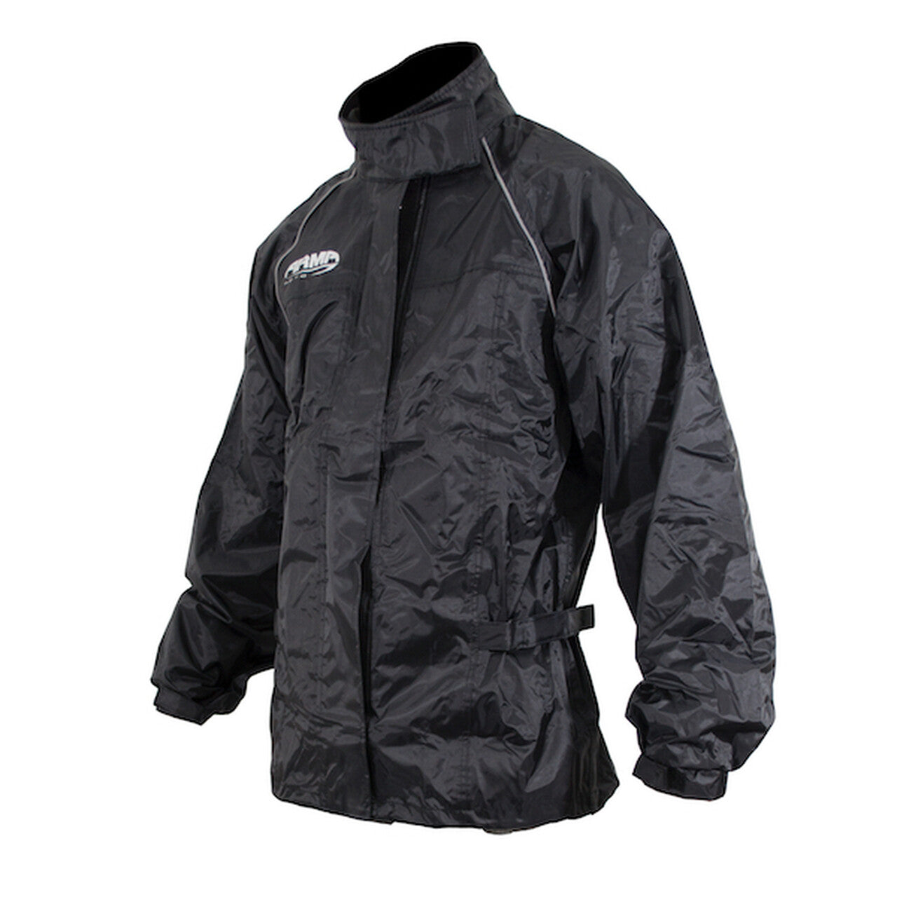 ARMR Moto Rain Wear Motorcycle Motorbike Waterproof Over Jacket - Black