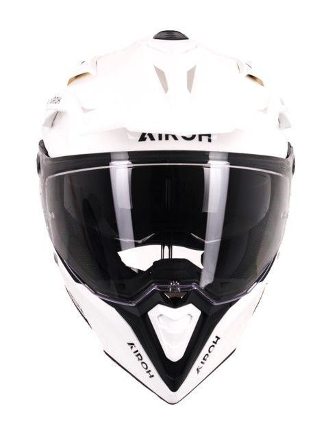 Airoh Commander 2 Adventure ECE 22.06 Carbon Motorcycle Helmet White Gloss