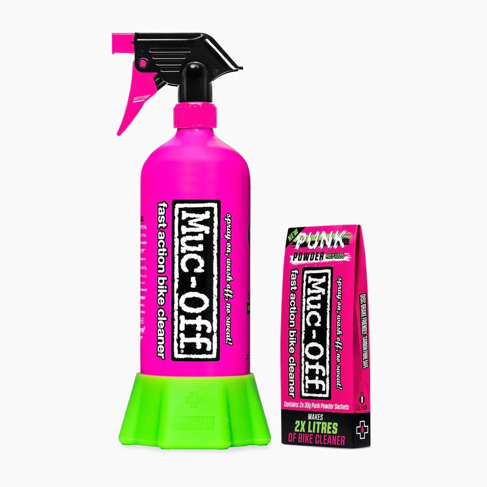 Muc Off Bottle For Life Motorcycle Motorbike Cycle Cleaner Inc Punk Powder
