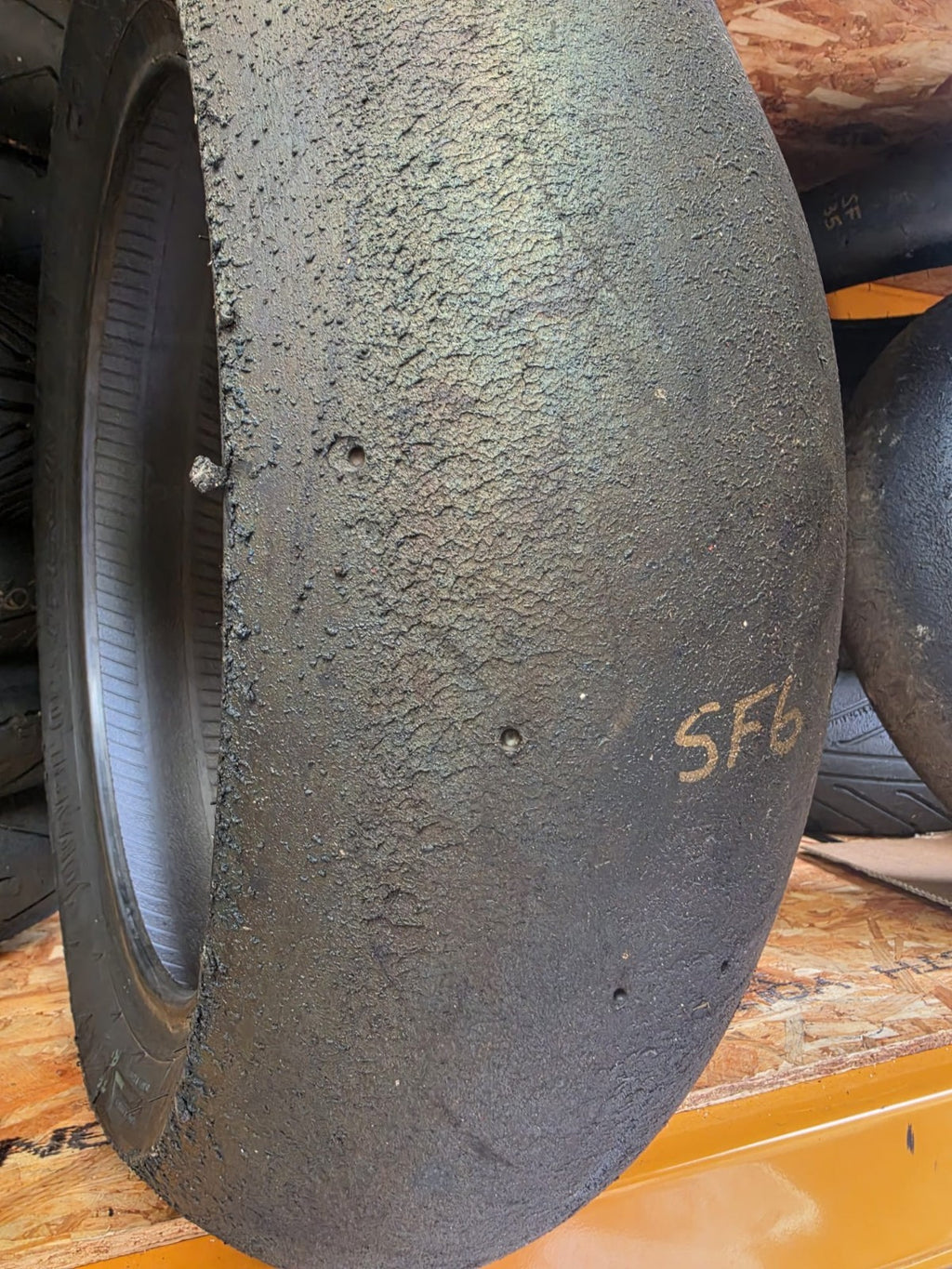Pirelli Diablo Superbike SC0 190/60-17 Used BSB Scrub Motorcycle Tyre - SR6