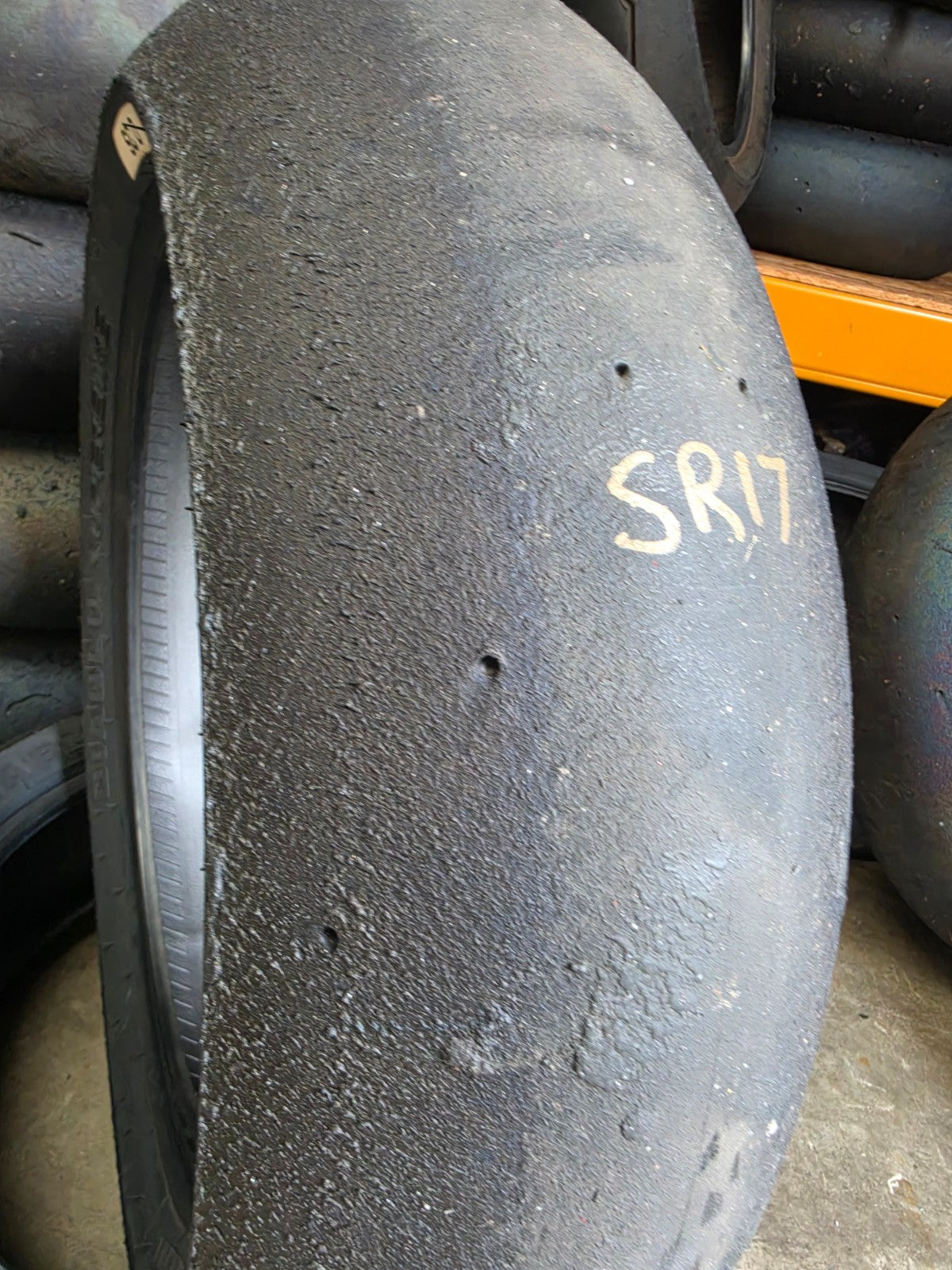Pirelli Diablo Superbike SC0 190/60-17 Used BSB Scrub Motorcycle Tyre - SR17
