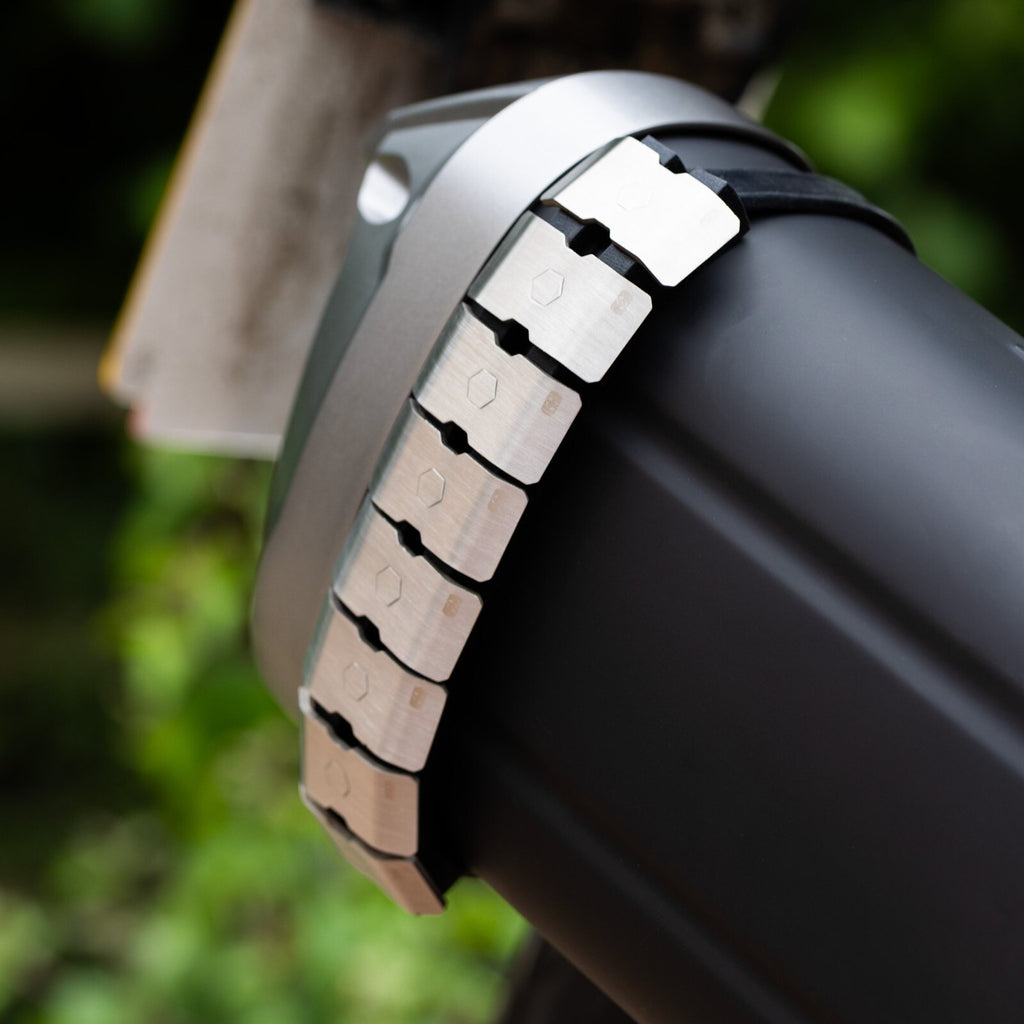 Oxford Fully Adjustable Stainless Steel Motorcycle Motorbike Exhaust Protector